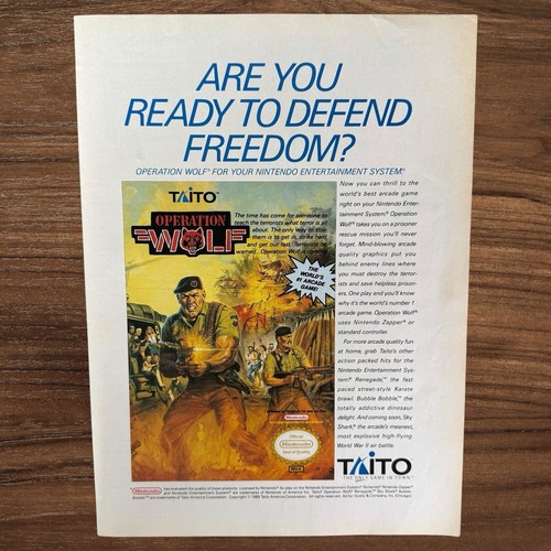 Vintage 1989 taito - taito, operation